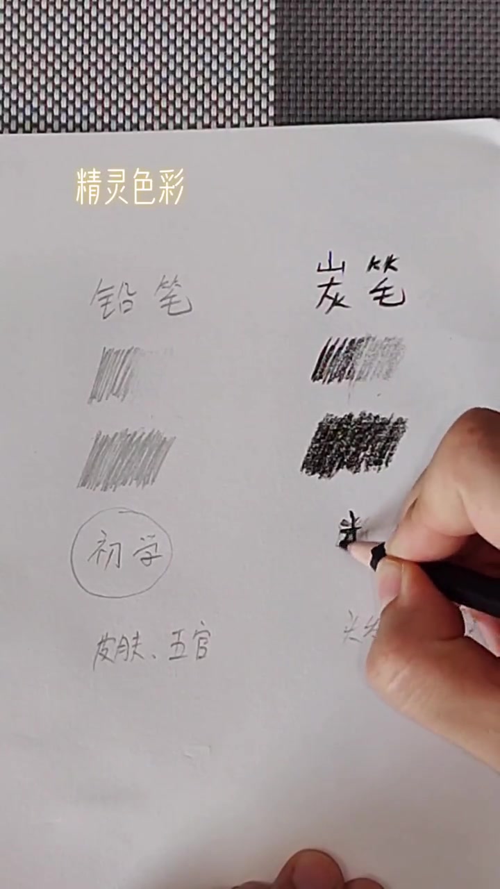 素描画入门视频课程-常用技法
