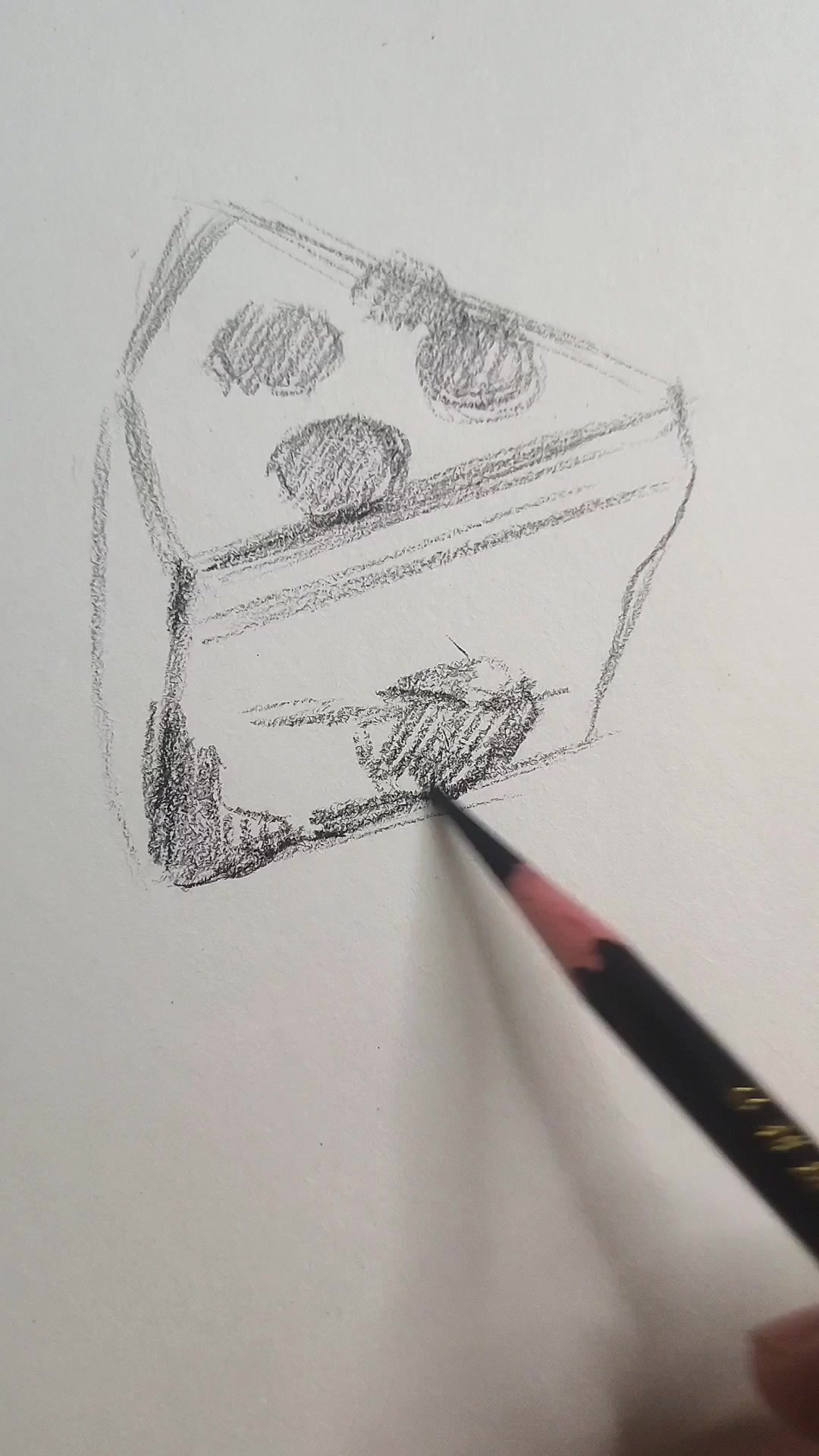 素描教程|超简单蛋糕教程上集