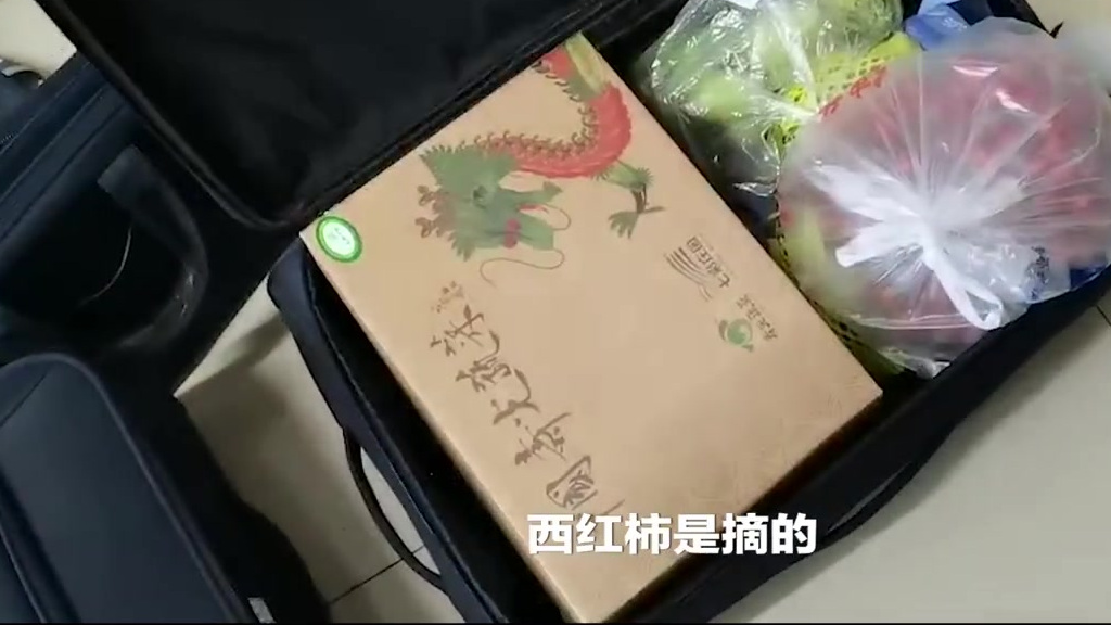 #济南爆料#【山东寿光一学生返校为舍友带一箱果蔬】近日,济南某警校学生张同学返校后,为舍友