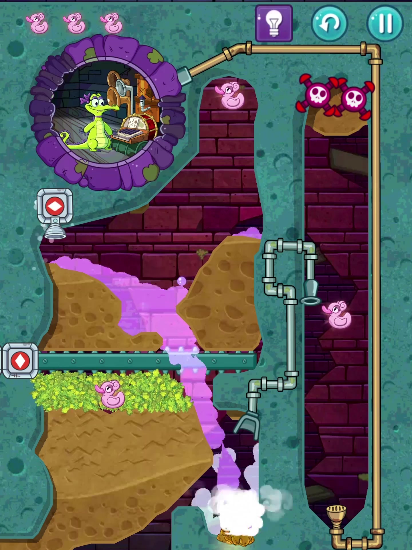 鳄鱼小顽皮爱洗澡2 42 小心毒水 推荐指数五星 精彩手游分享