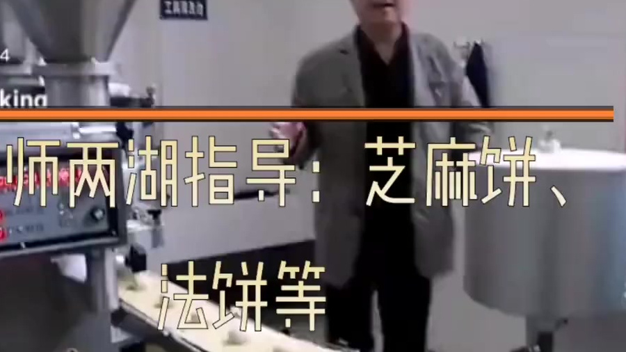 杜老师两湖指导芝麻饼(单面/双面)技术支持:杜德春焙烤食品研发机构皮:南方口味、北方口味;
