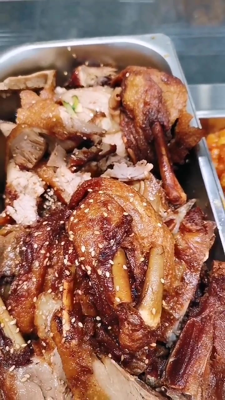 快餐盒饭报菜名了