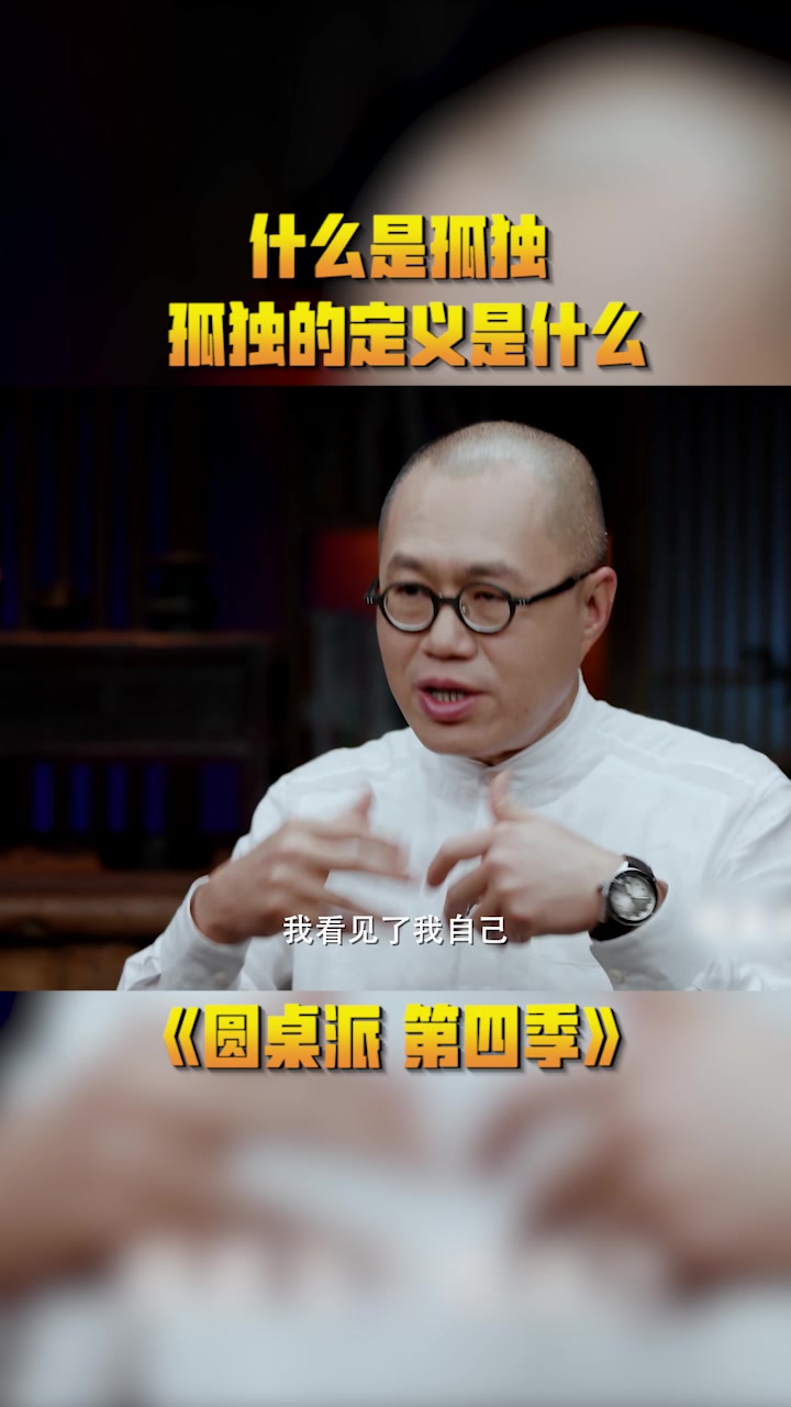 什么是孤独 孤独的定义是什么 圆桌派 第四季