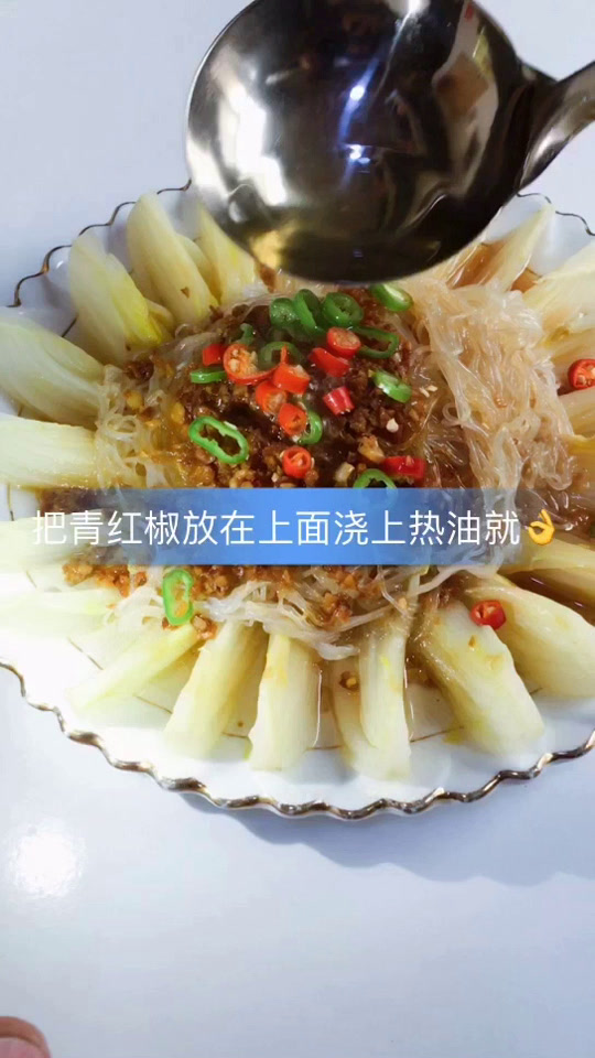 蒜蓉粉丝娃娃菜的家常做法,和外面味道一样