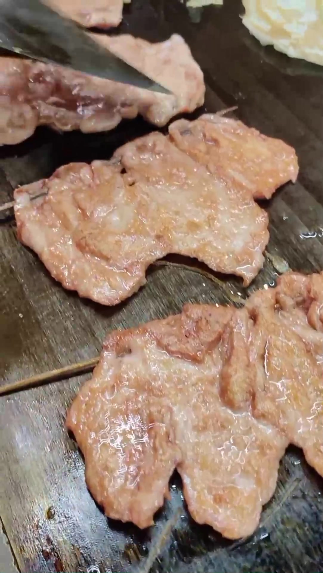 石家庄铁板里脊,摆小摊做里脊肉饼的,没想到这么挣钱