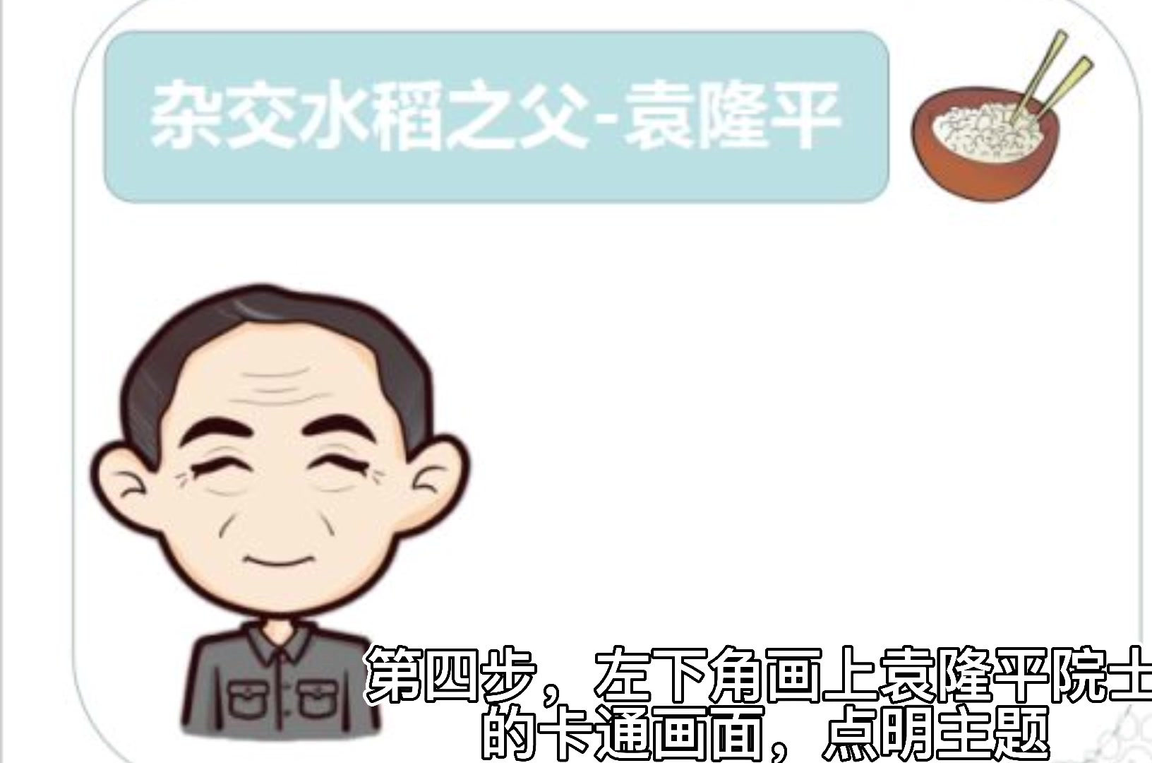 袁隆平简笔画你们会了吗