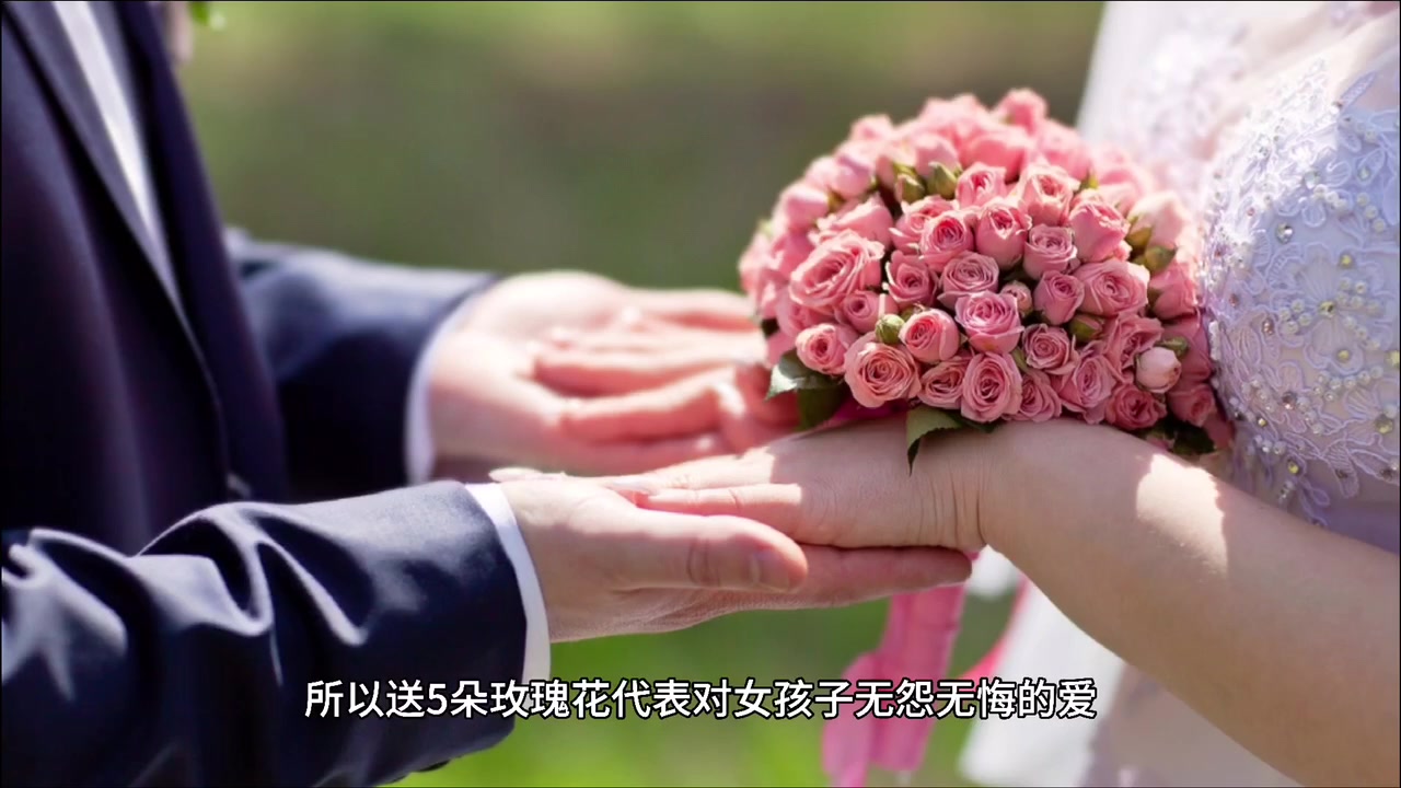 我来告诉你男人发五朵玫瑰花是什么意思