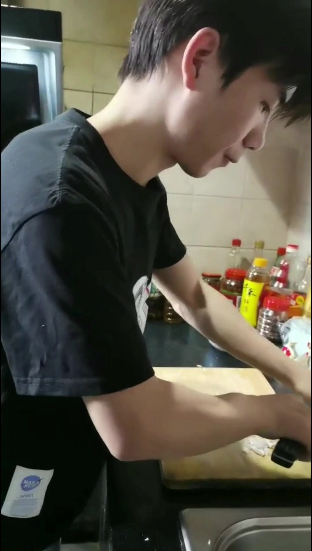 黄金虾尾炒饭,炒饭和可乐绝配。