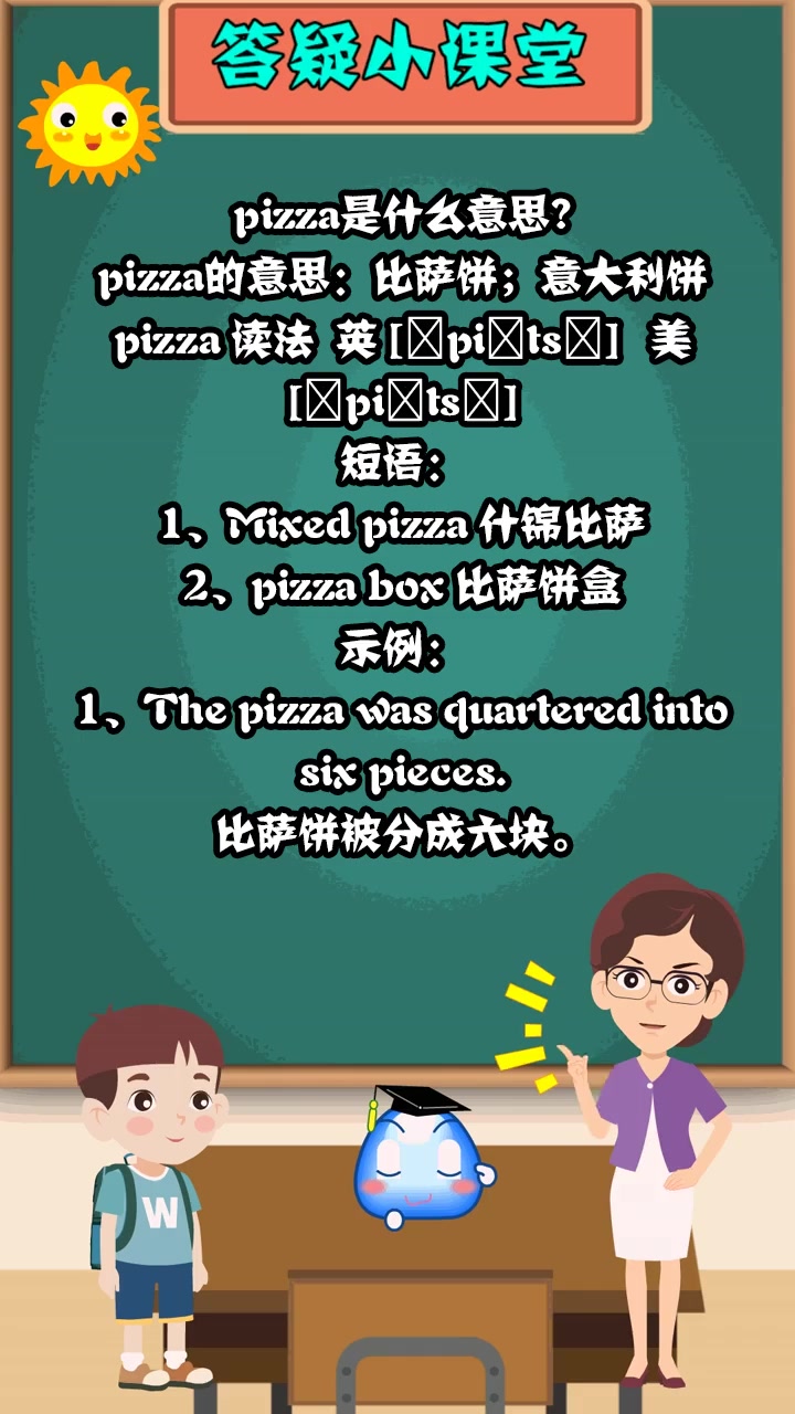 pizza是什么意思?