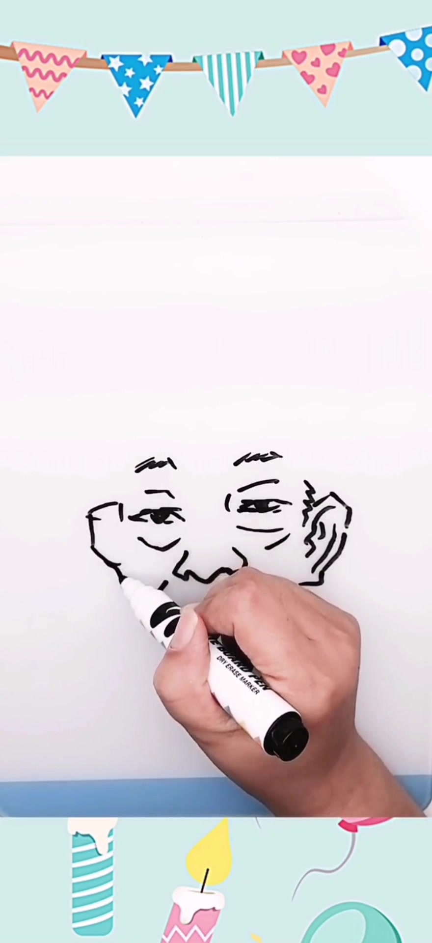 袁隆平爷爷简笔画