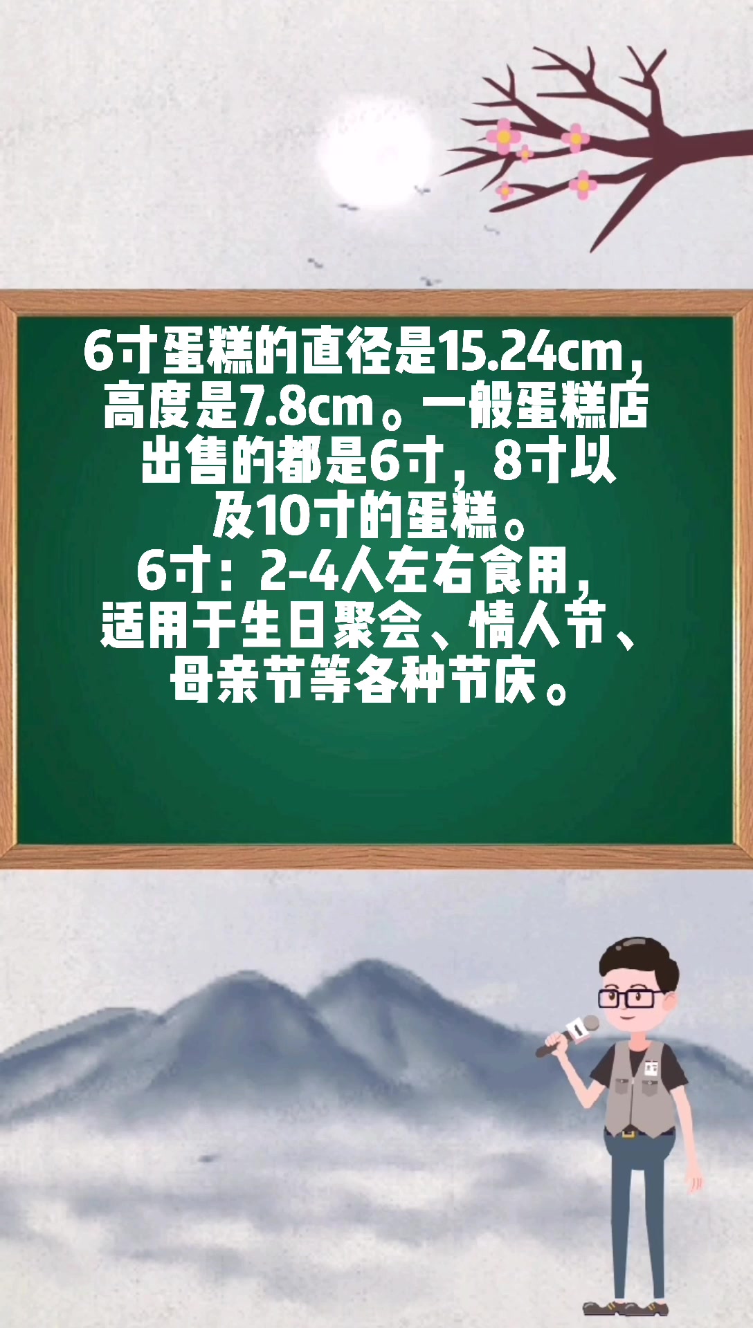 六寸是多大的蛋糕