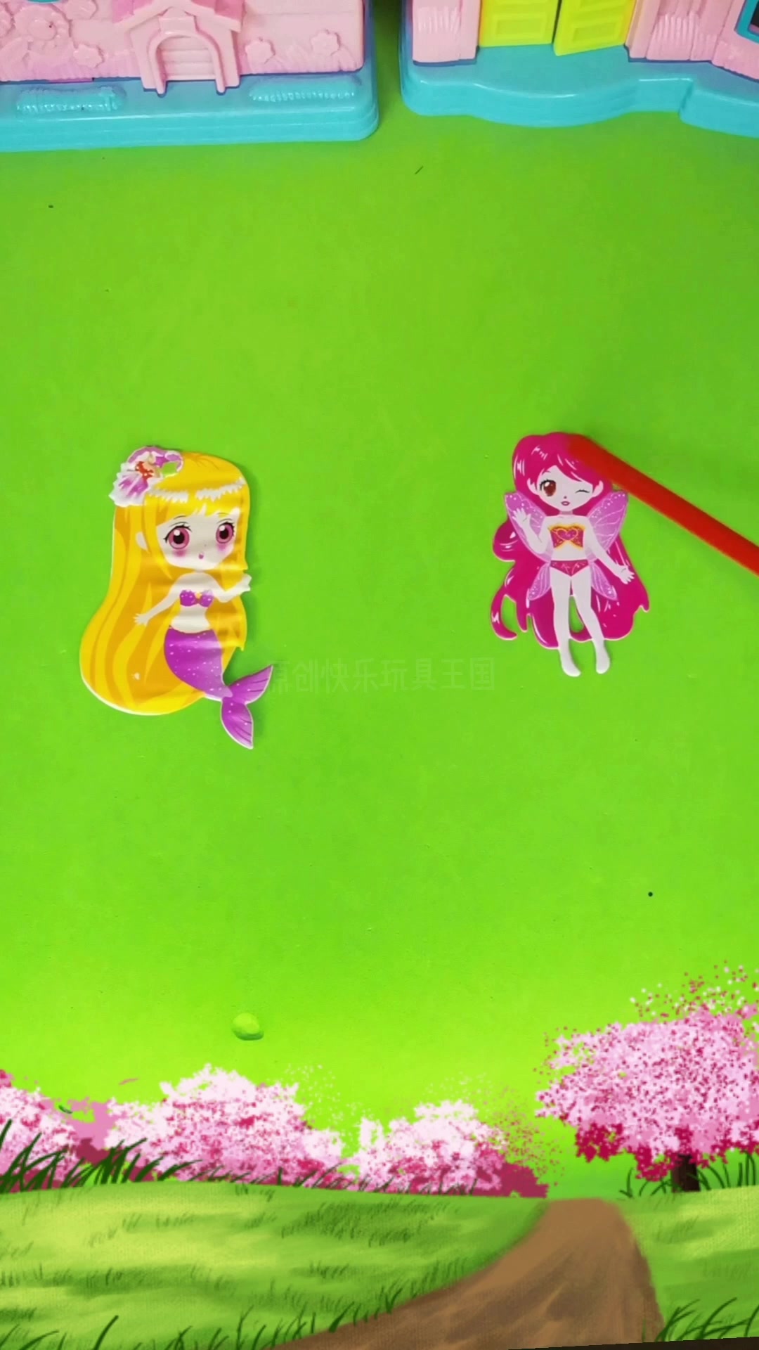 小人鱼公主来做客了。