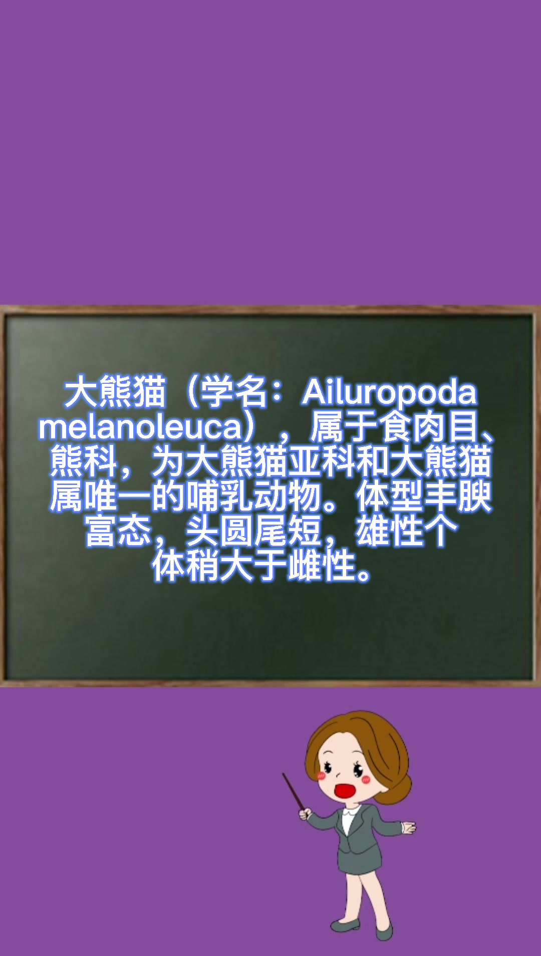 大熊猫的情况介绍