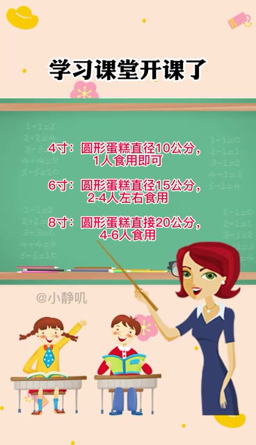 4寸6寸8寸蛋糕对比