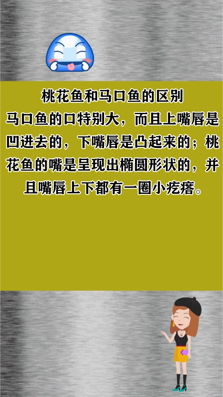 桃花鱼和马口鱼的区别