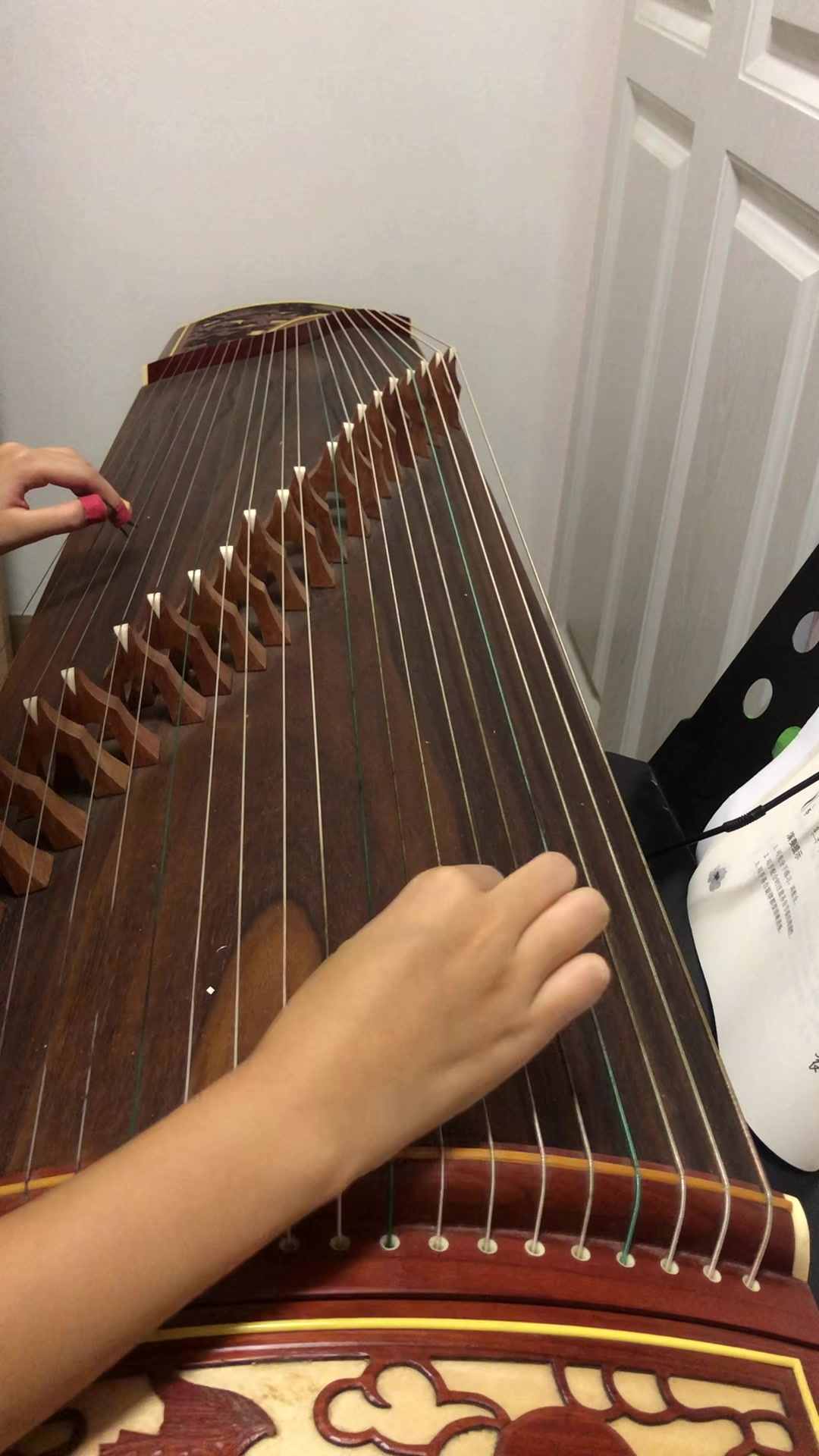 《摇指》第二段(小白菜)自学练习