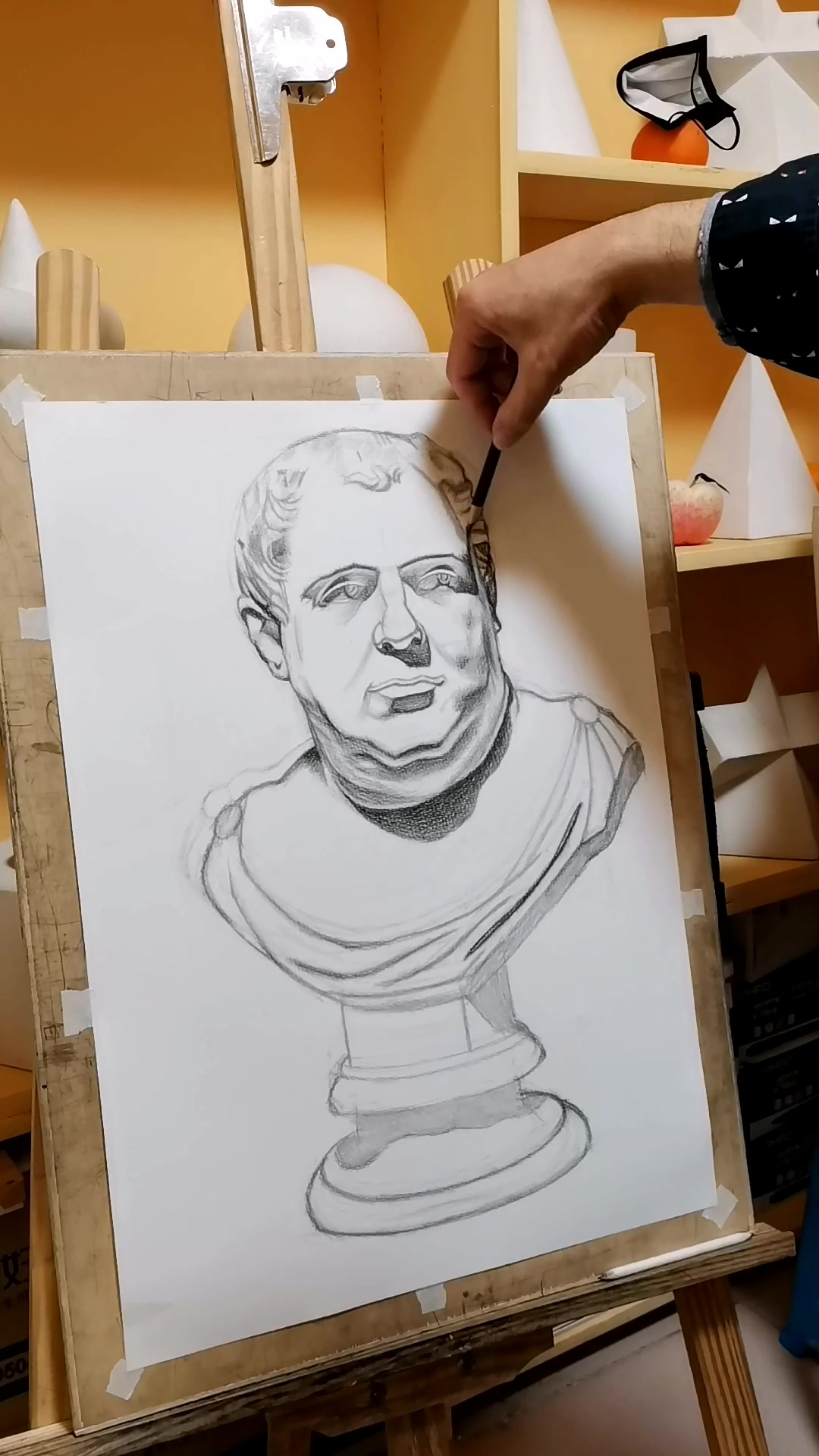 才艺,素描石膏头像教程