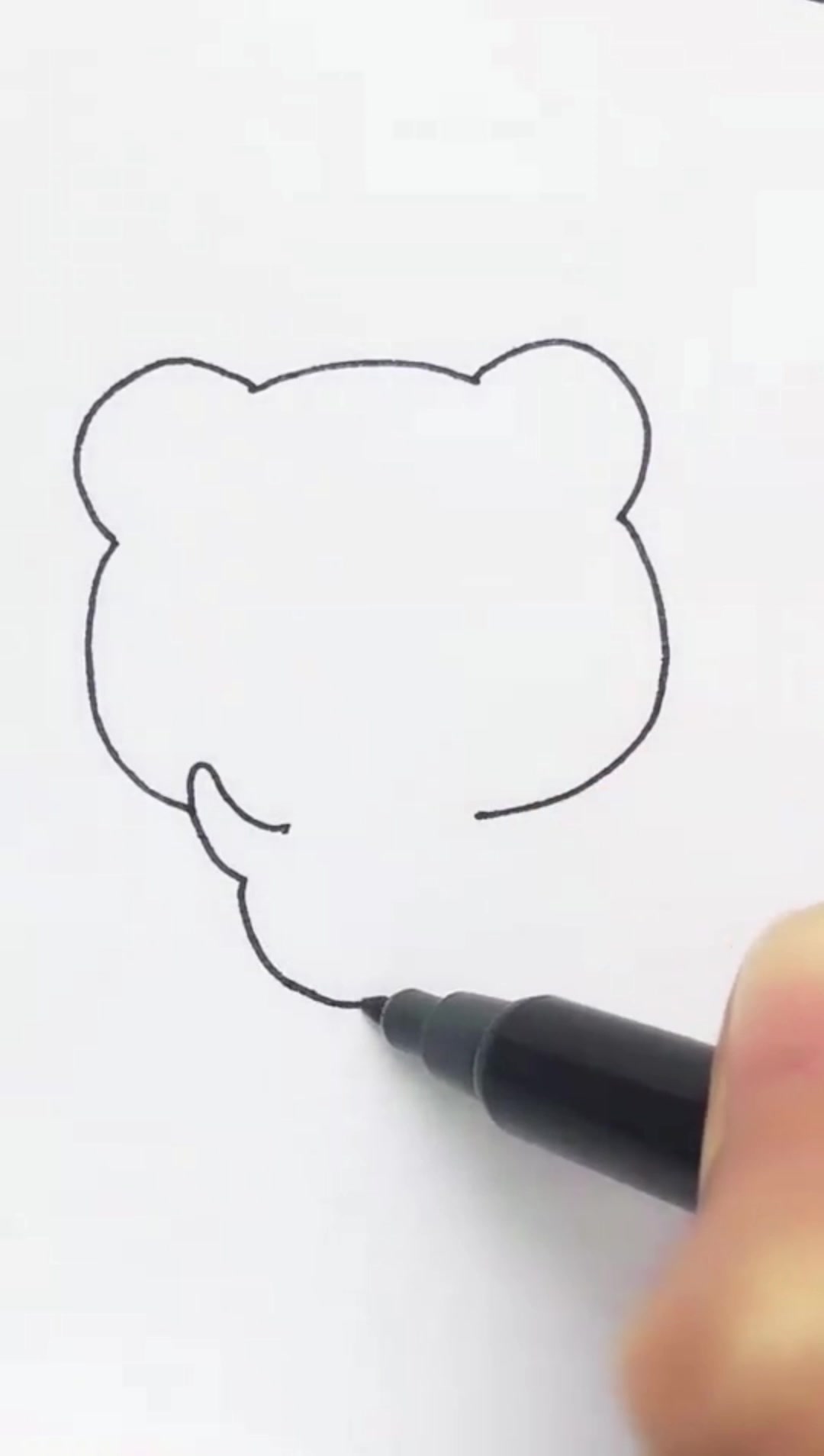 7至9岁儿童画老虎?