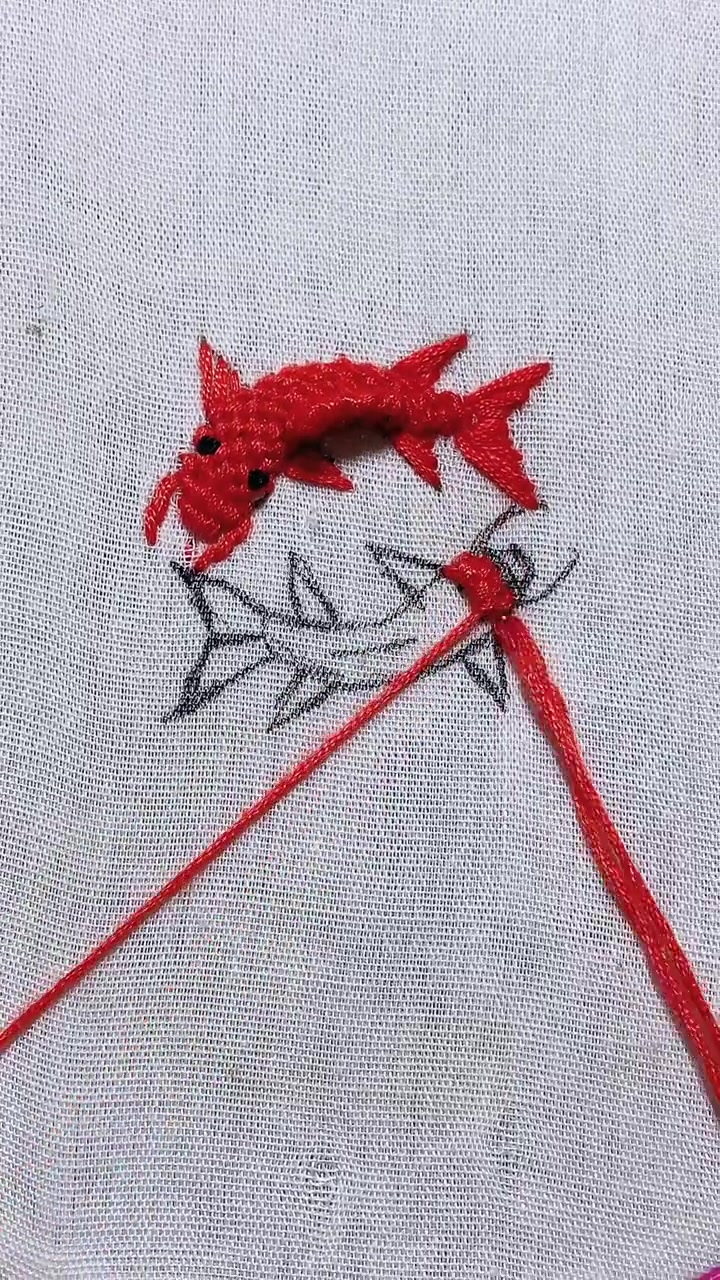 刺绣:这种鱼也是真的绝了,绣娘真是有才啊