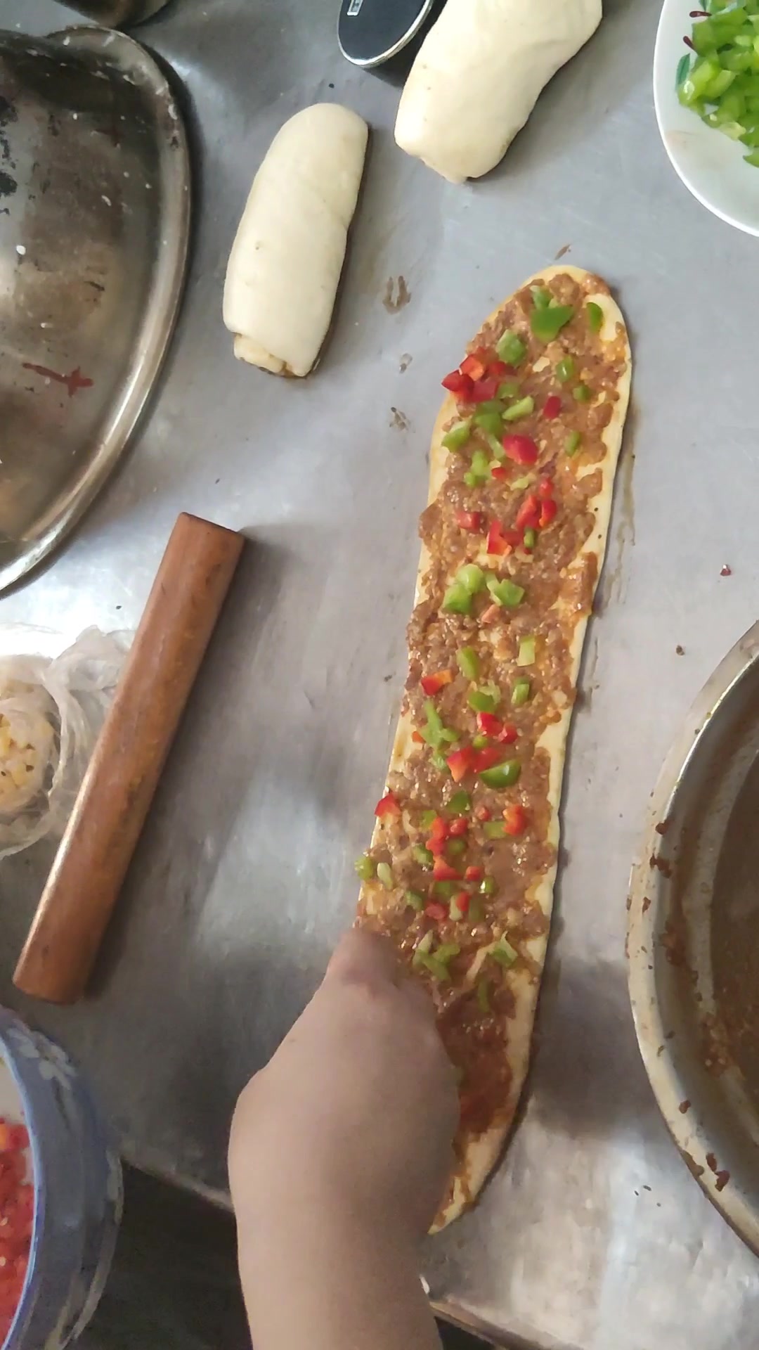 看着就食欲满满的卷卷烧饼,还不会做的家人学起来吧!