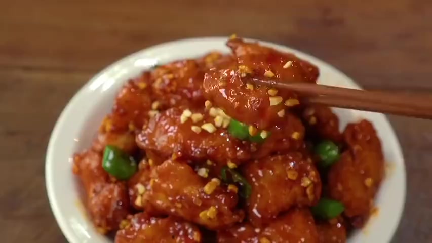【脆皮鸡块】脆皮香辣鸡块,做法简单,超解馋