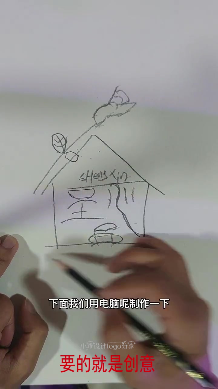 打算做一个蛋糕店的logo,创作过程都展示出来,让人大开眼界