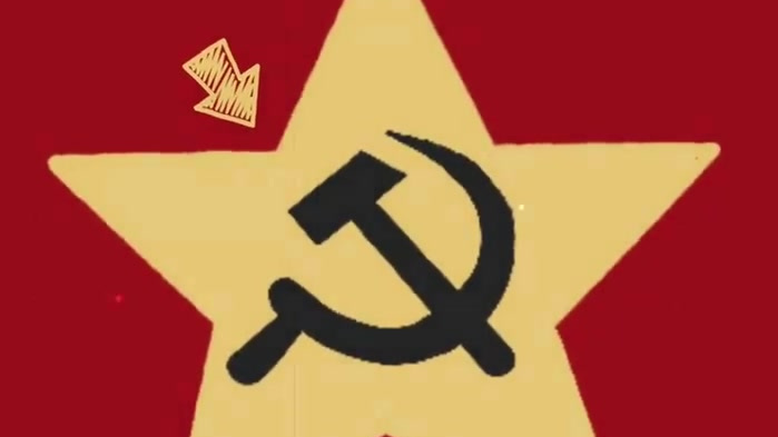 【党旗上到底画的是什么】党旗上印的图案究竟是镰刀斧头还是镰刀锤子?这个问题好像和“思想者”