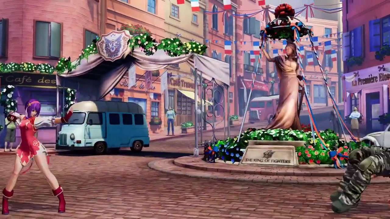 《拳皇15》新参战角色【麻宫雅典娜(声优:池泽春菜)】角色实机演示宣传影像,本次雅典娜将脱