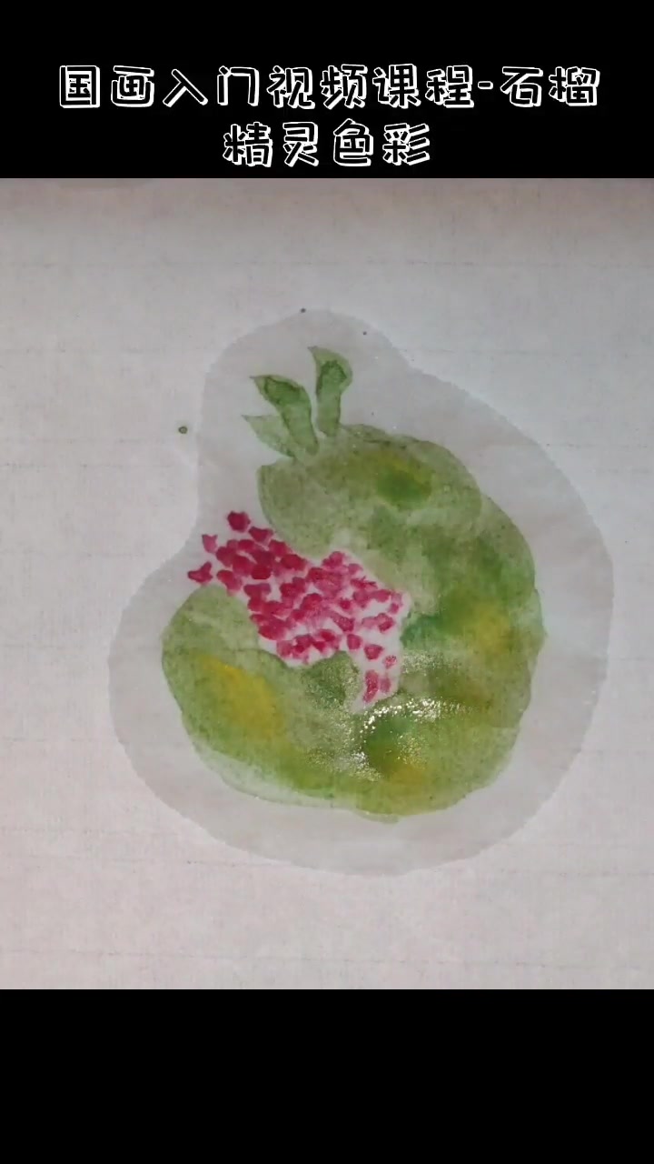 国画入门视频课程-石榴