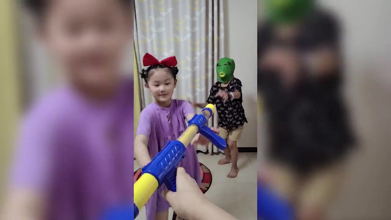 小绿鱼头怪兽来啦!