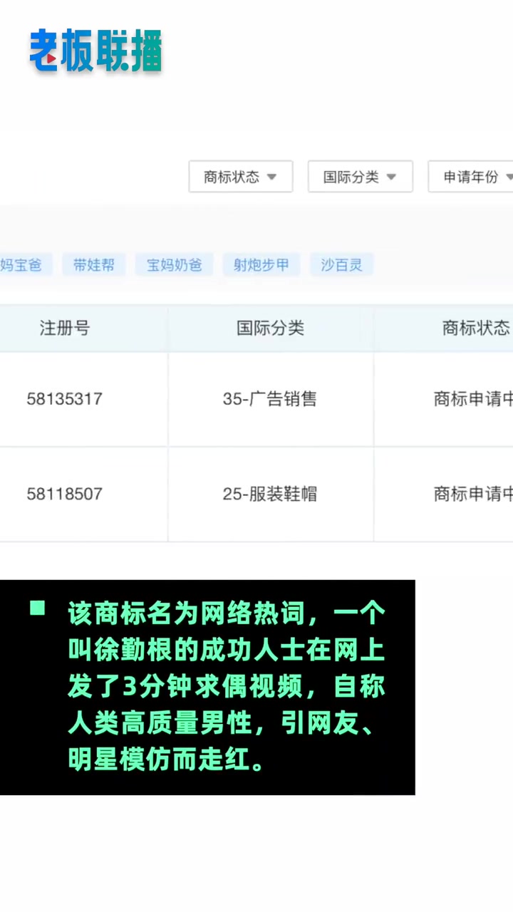 【人类高质量男性被抢注商标[二哈]】天眼查App显示,近日,河北盈汇数据处理服务有限公司申