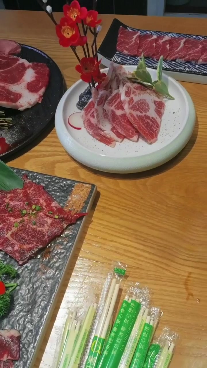 日式烤肉摆盘,日式烤肉教学
