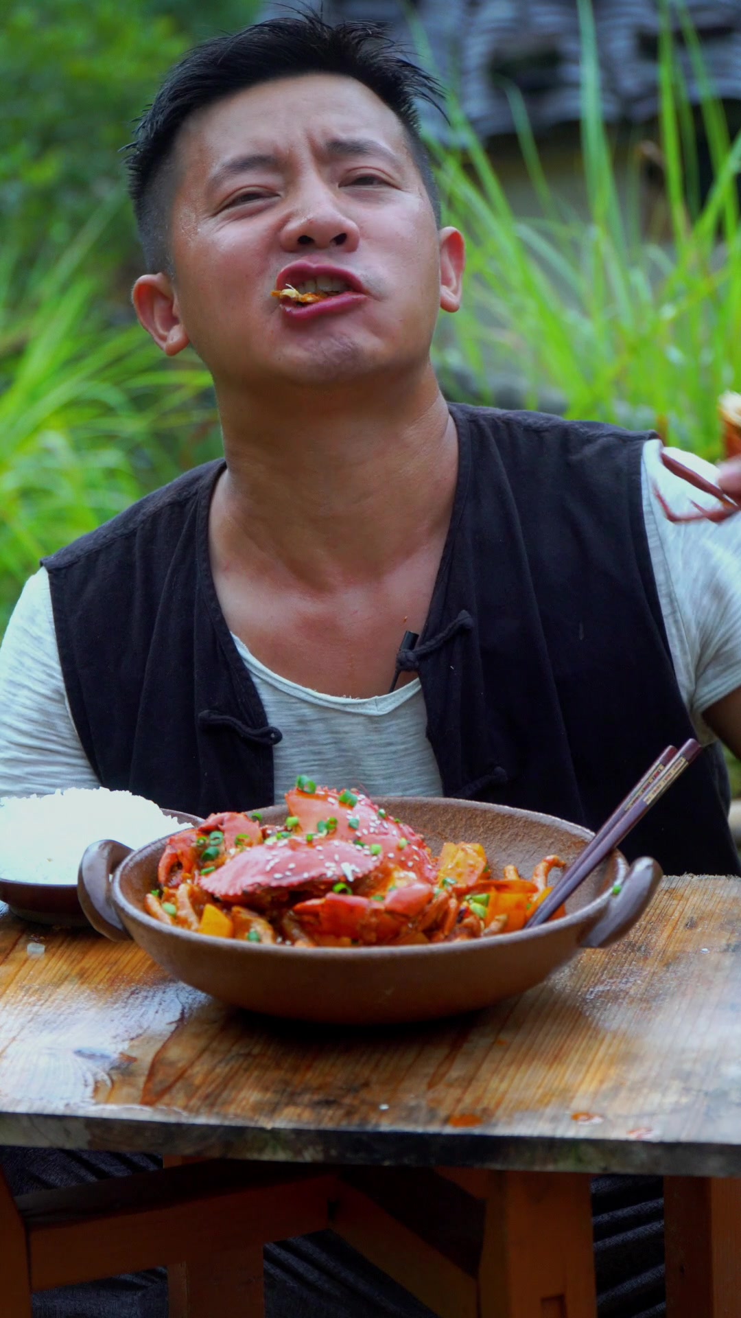 山居生活日记 孤独的蟹肉煲