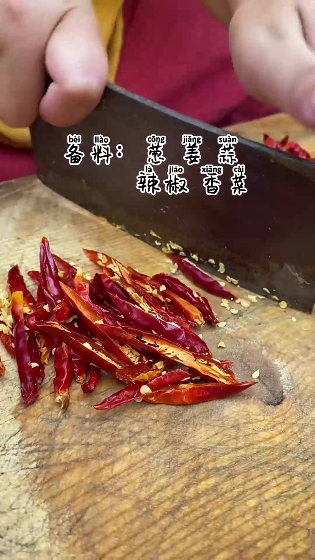这是一盘山东人的人间烟火,炒辣疙瘩咸菜,我们都称它为下饭菜!