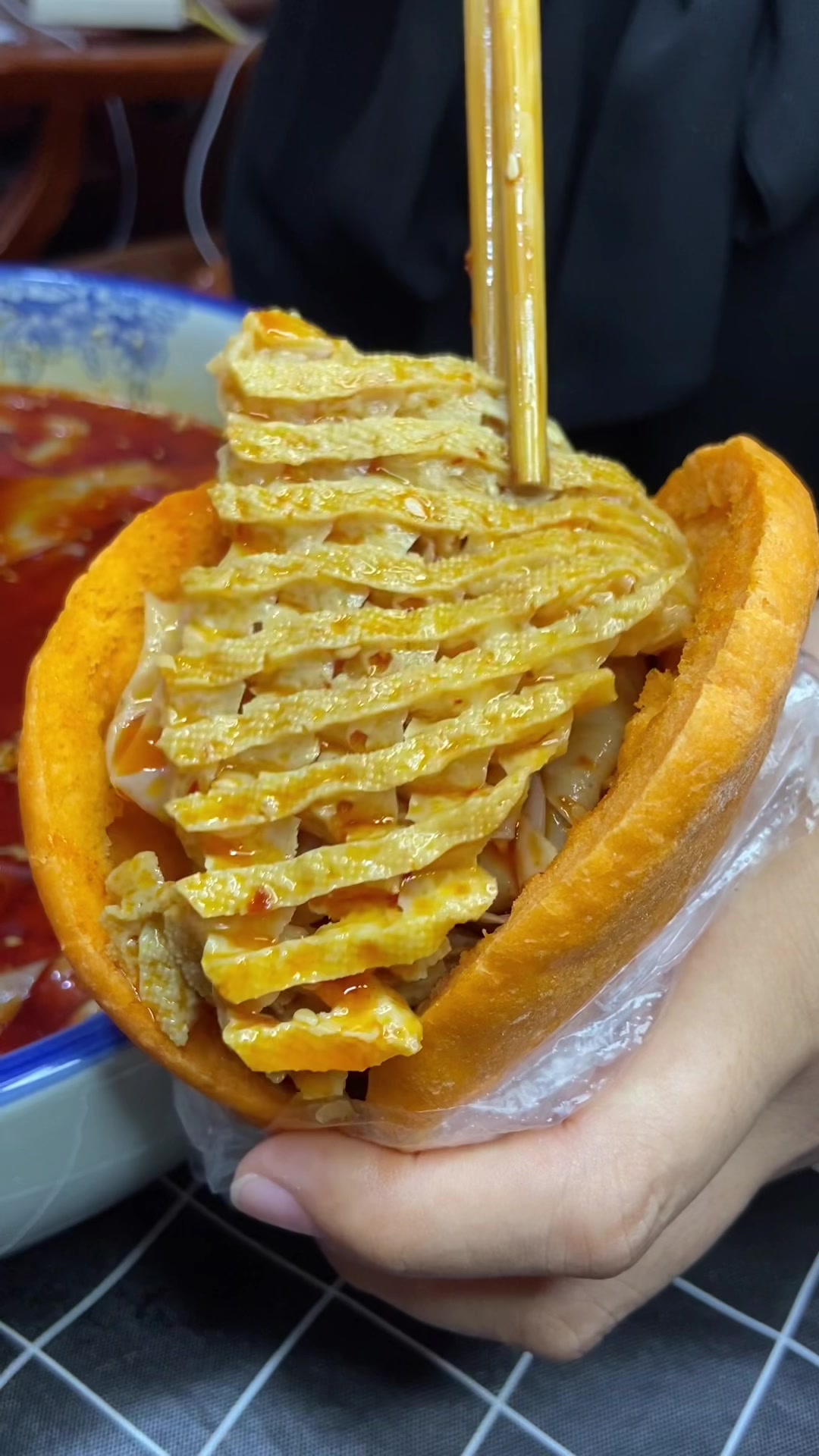 灌汤烧饼,好吃不贵