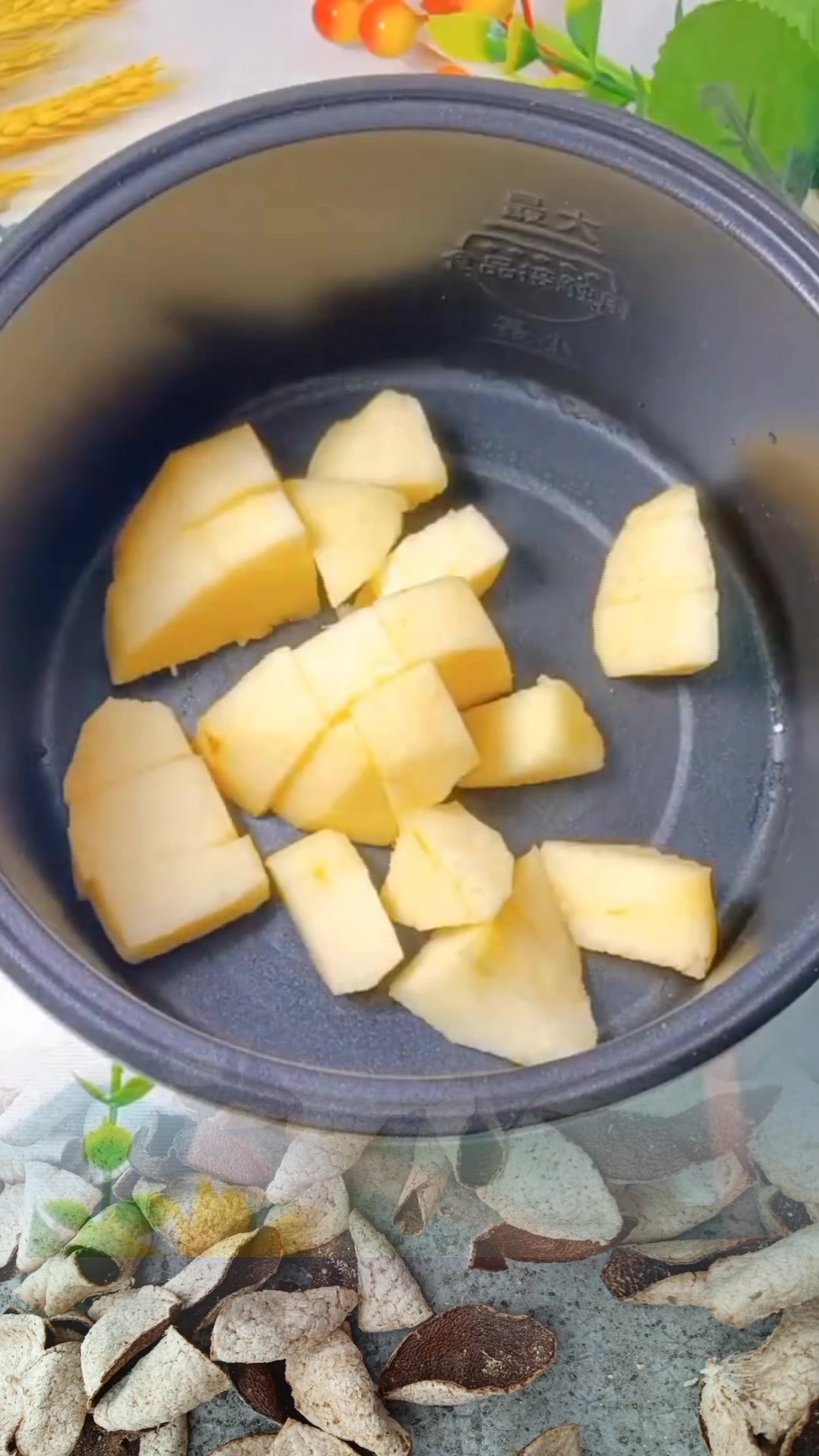 陈皮苹果山楂汤水