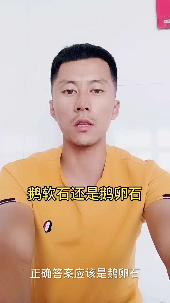 鹅软石还是鹅卵石