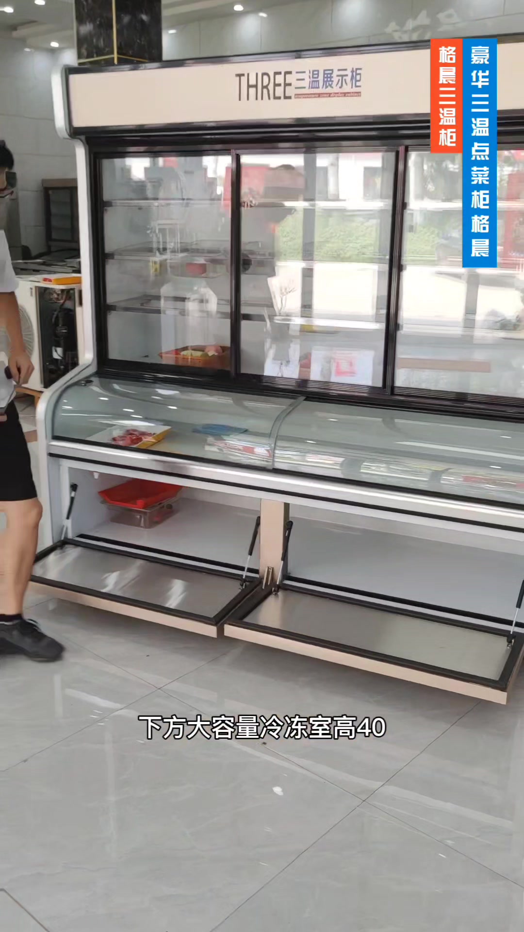 格晨豪华三温点菜柜