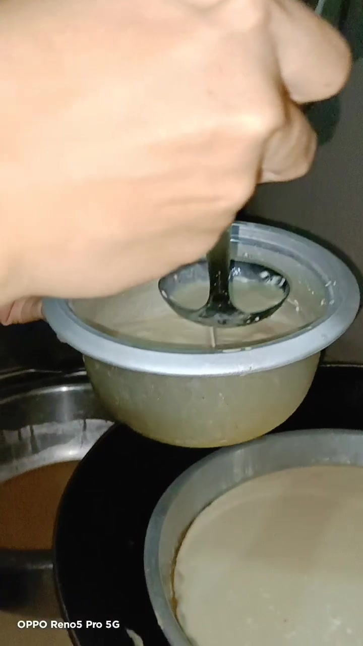 吓!做千层糕了,开粉没开好!