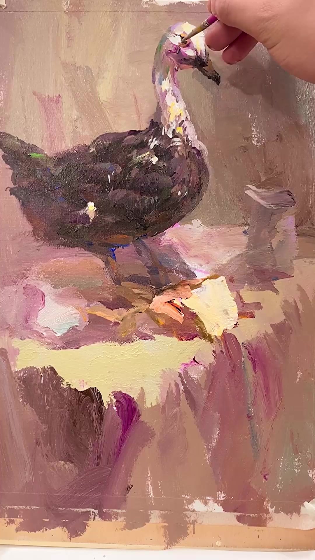 那些画室里的画派,最后亮了,真是皇天不负有心人啊!