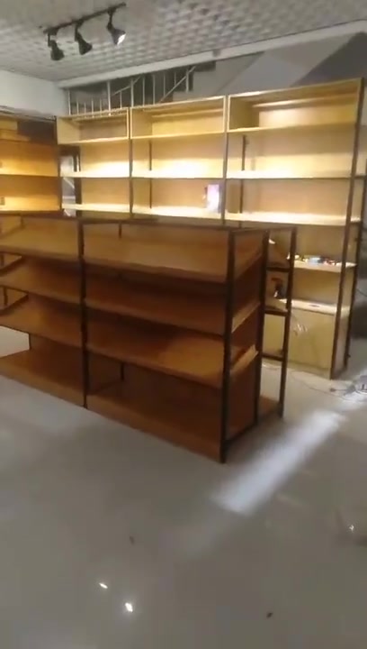 超市钢木水果架水果蔬菜货架水果店百果园果蔬架生鲜展示架 河北王招