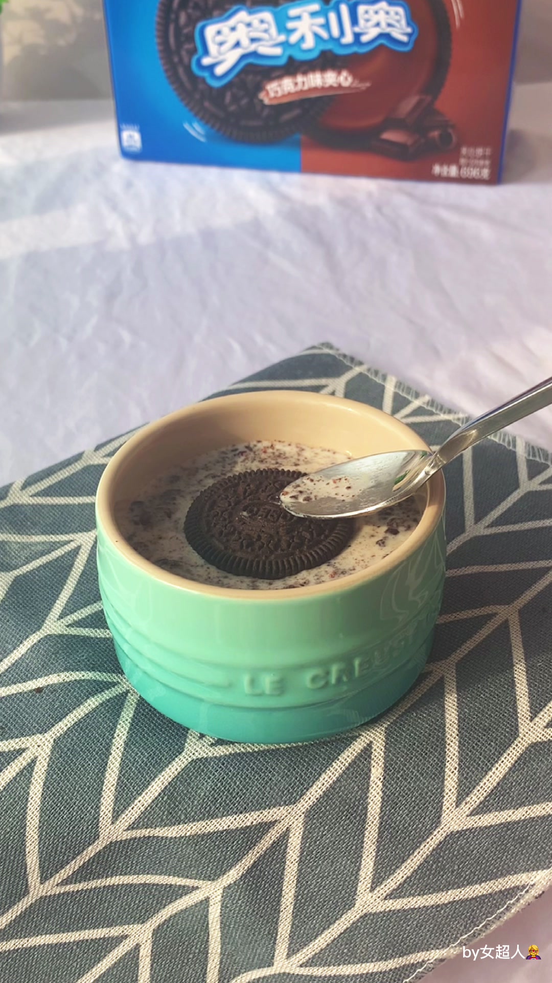 微波炉奥利奥布朗尼蛋糕❗️