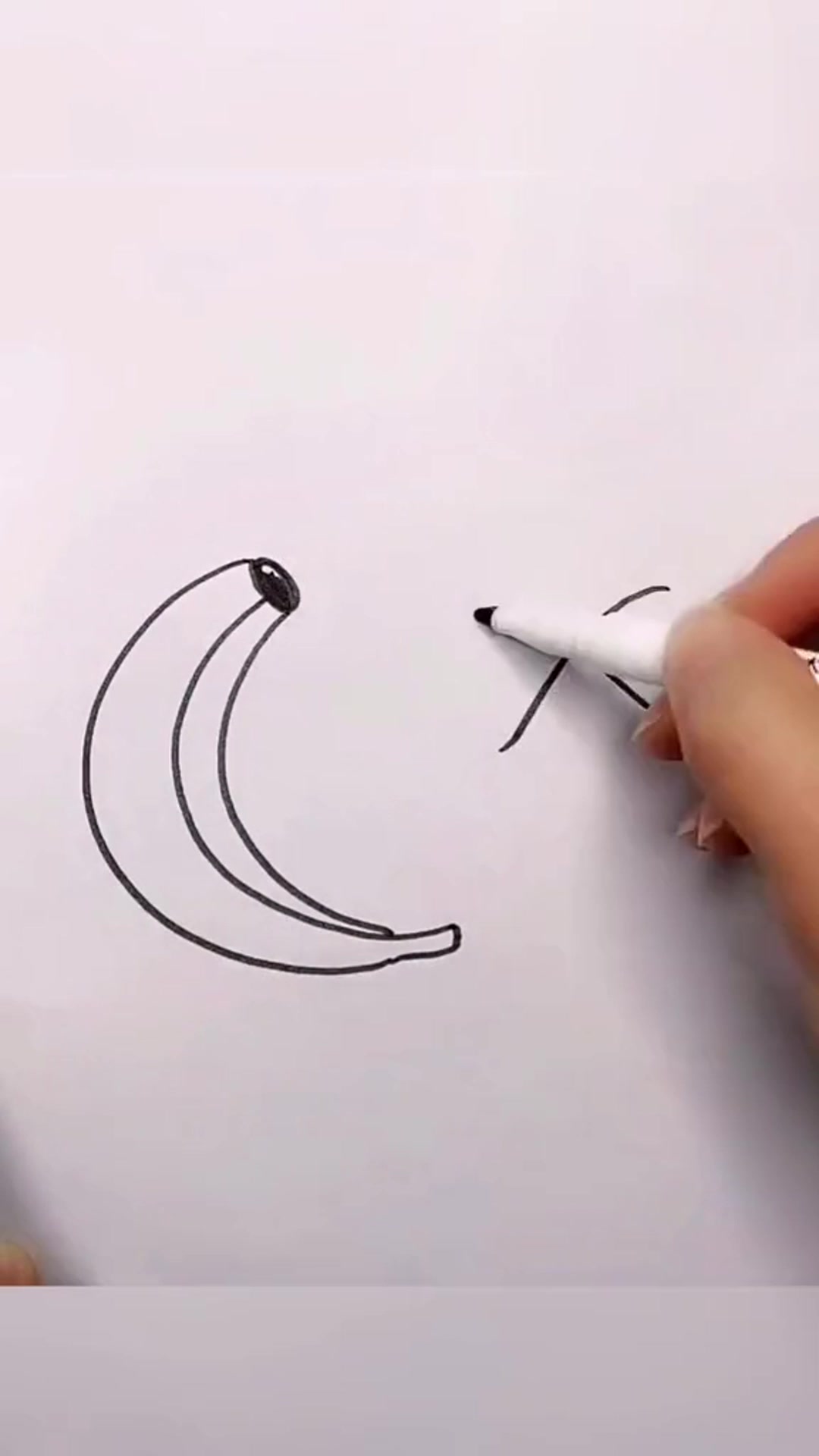幼儿园简笔画香蕉