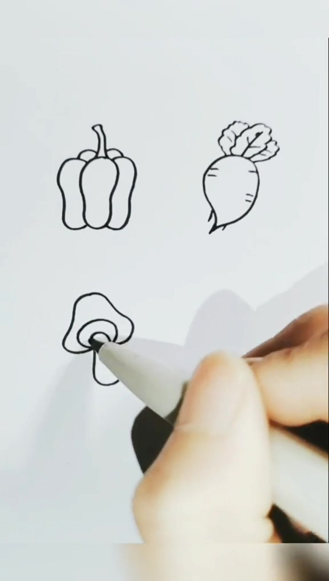 幼儿园简笔画蔬菜