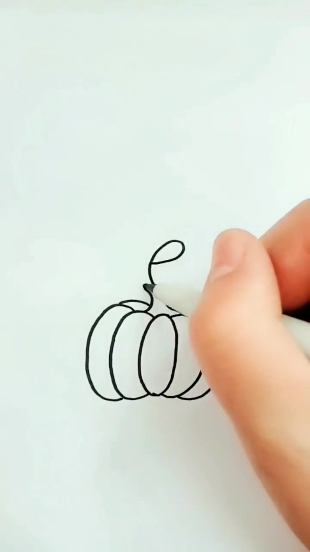 幼儿园简笔画南瓜