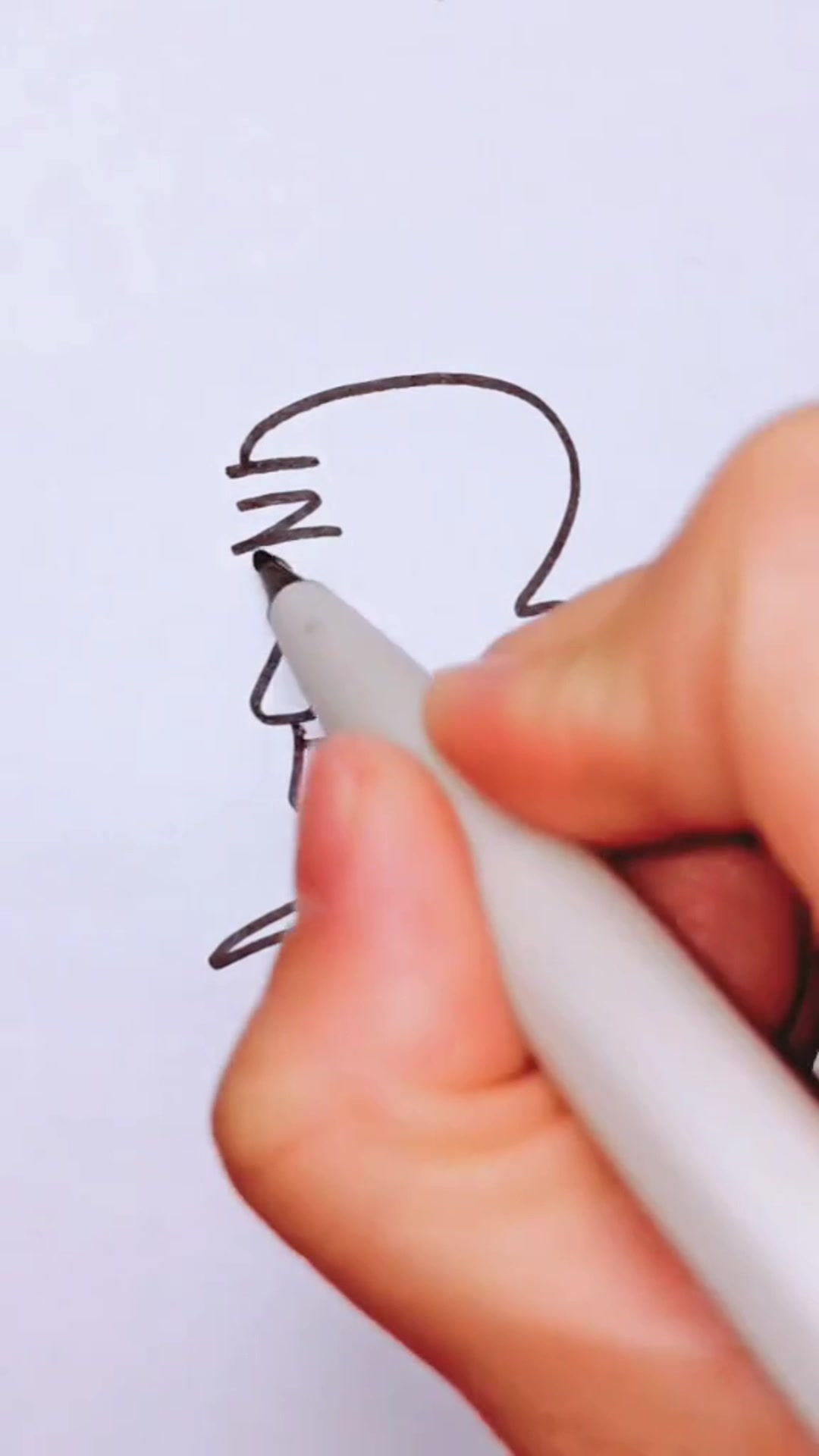 幼儿园简笔画老奶奶,数字画教学