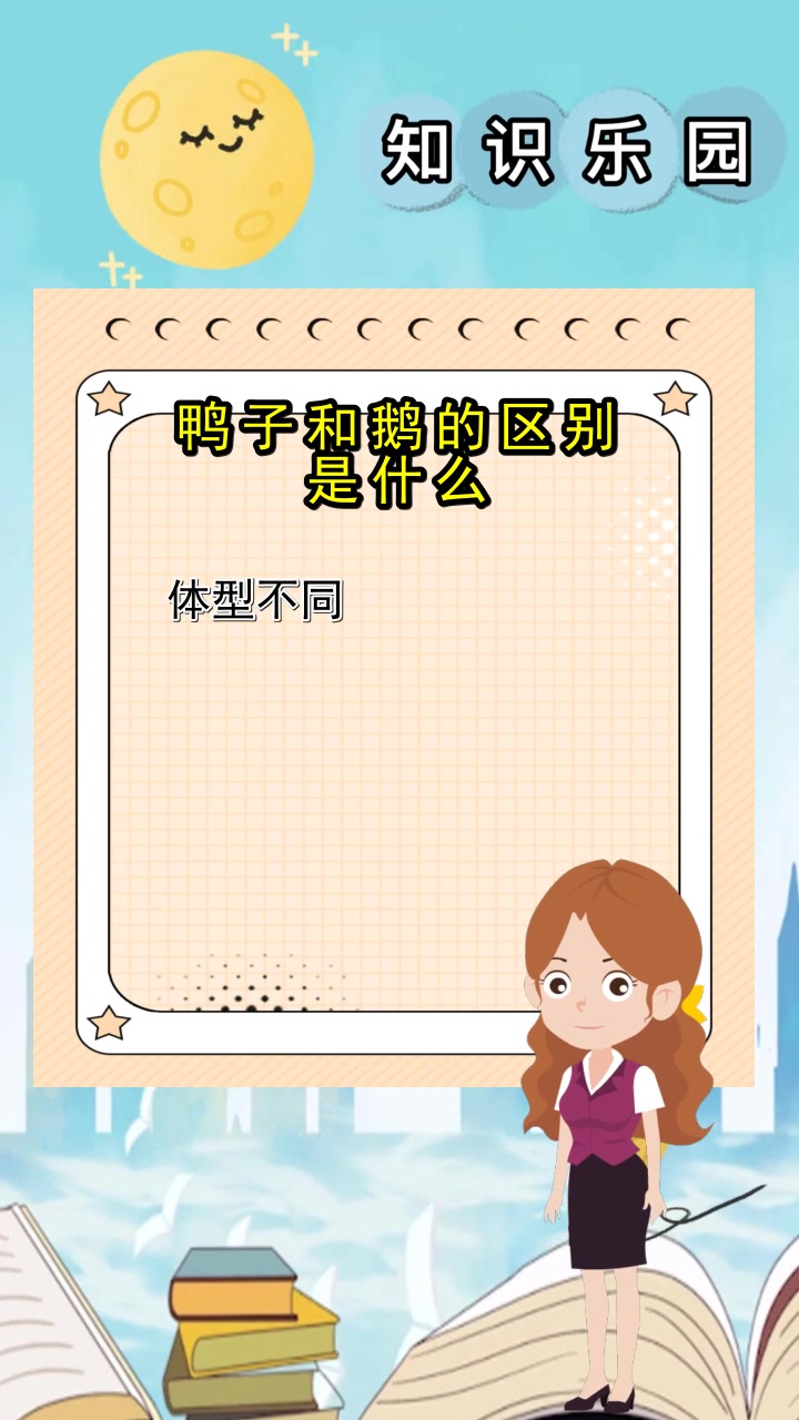 鸭子和鹅的区别是什么,你听懂了吗