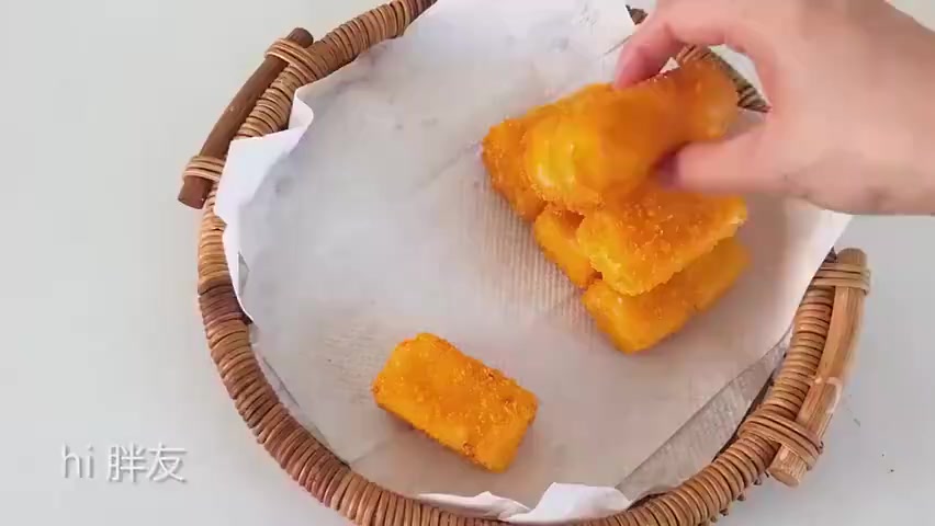 【脆皮炸鲜奶】做法简单,超级好吃,不用去外边排队了,美食get√ via美食美客DIY