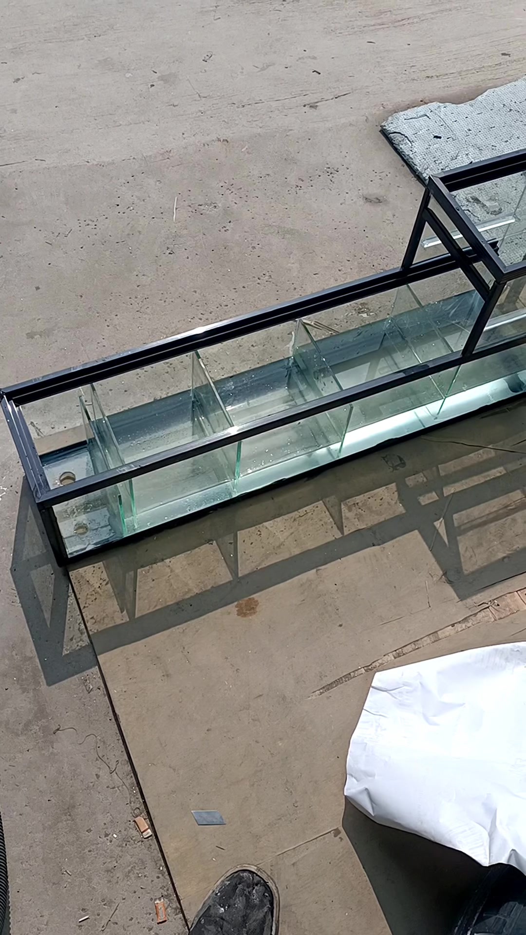 鱼友定制上滤槽,双层干湿分离盒,正在试水