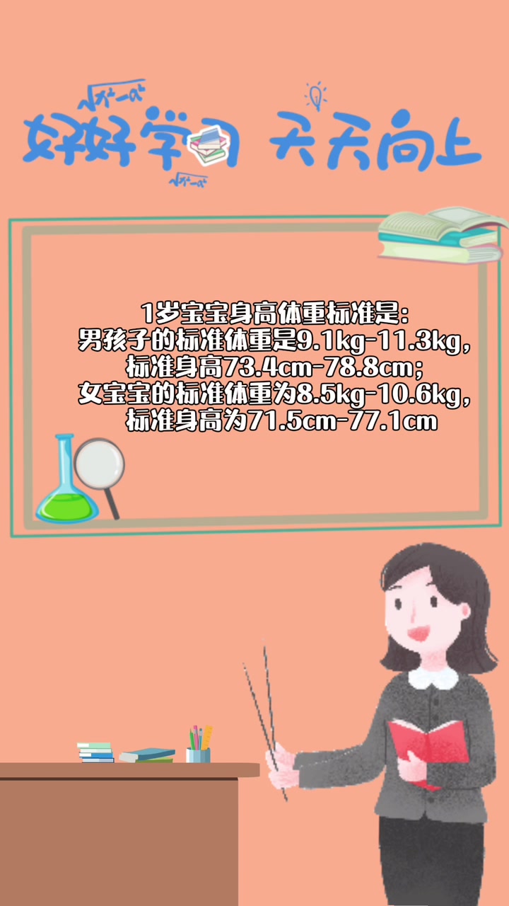 一周岁宝宝正常体重身高是多少